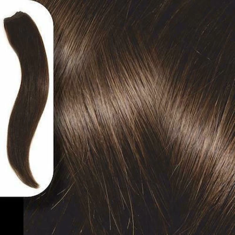 ΦΥΣΙΚΗ ΤΡΕΣΑ 100% REMY ΠΑΡΘΕΝΟ ΜΑΛΛΙ 50 CM100GR ΚΑΣΤΑΝΟ ΣΚΟΥΡΟ Νο #2