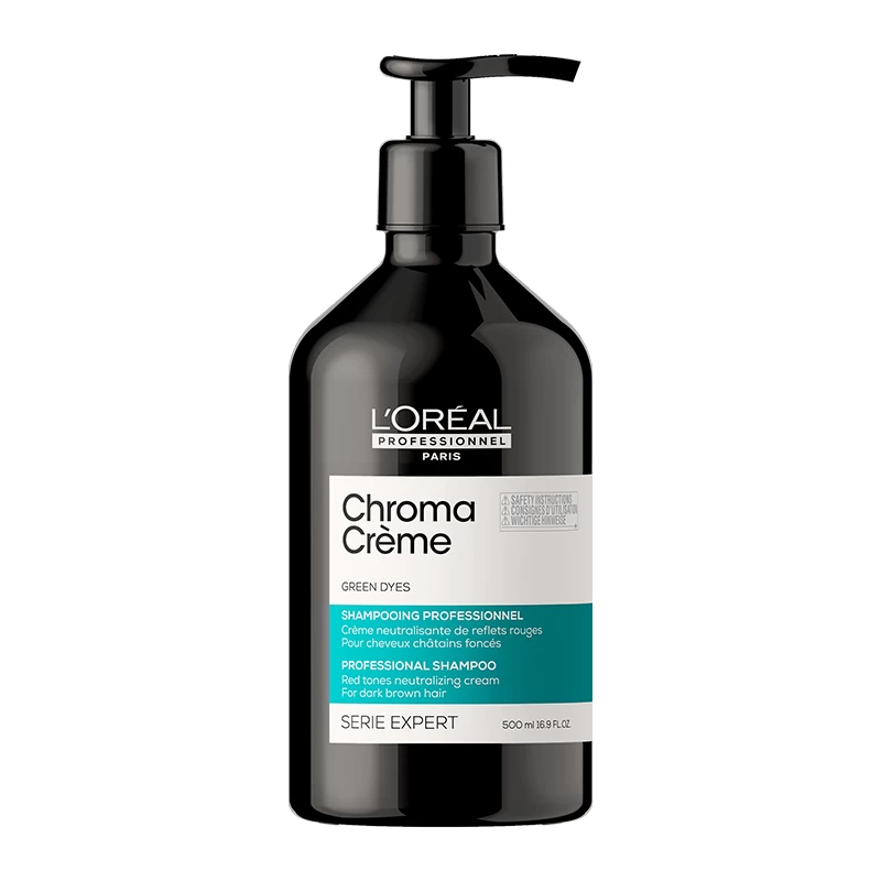 L'Oreal Chroma Crème Green Dyes For Dark Brown Hair 500ml