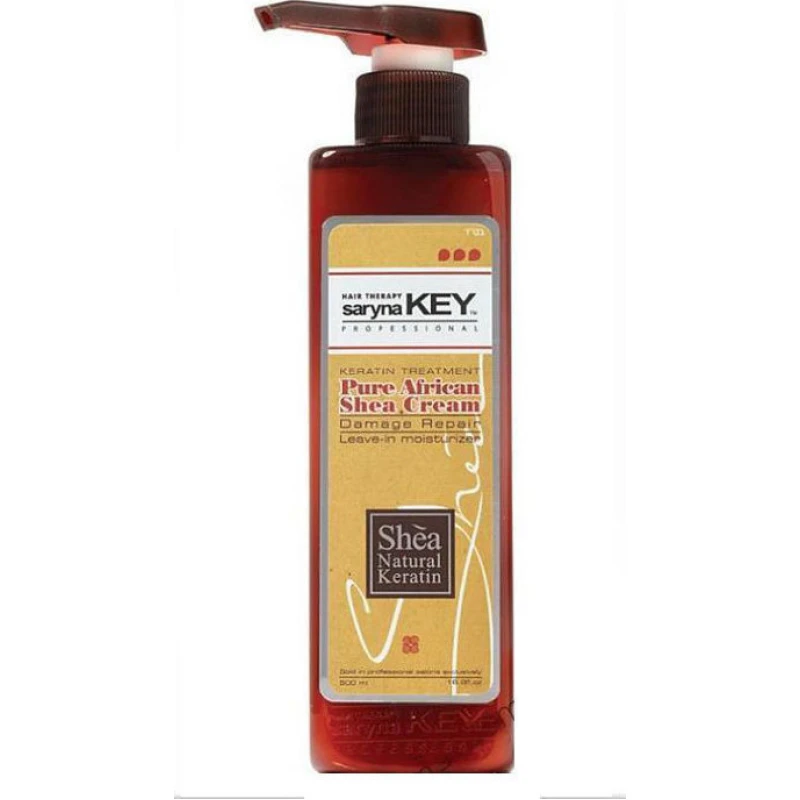Saryna Key Pure African Shea Cream Damage Repair Leave-In Moi Conditioner Αναδόμησης/Θρέψης για Ξηρά Μαλλιά 300ml