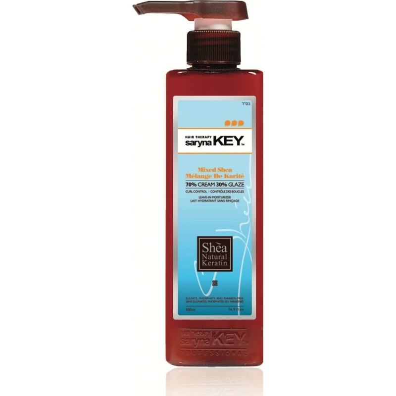 Saryna Key Κρέμα Μαλλιών Mixed Shea 70% Cream 30% Glaze για Μπούκλες με Δυνατό Κράτημα 300ml