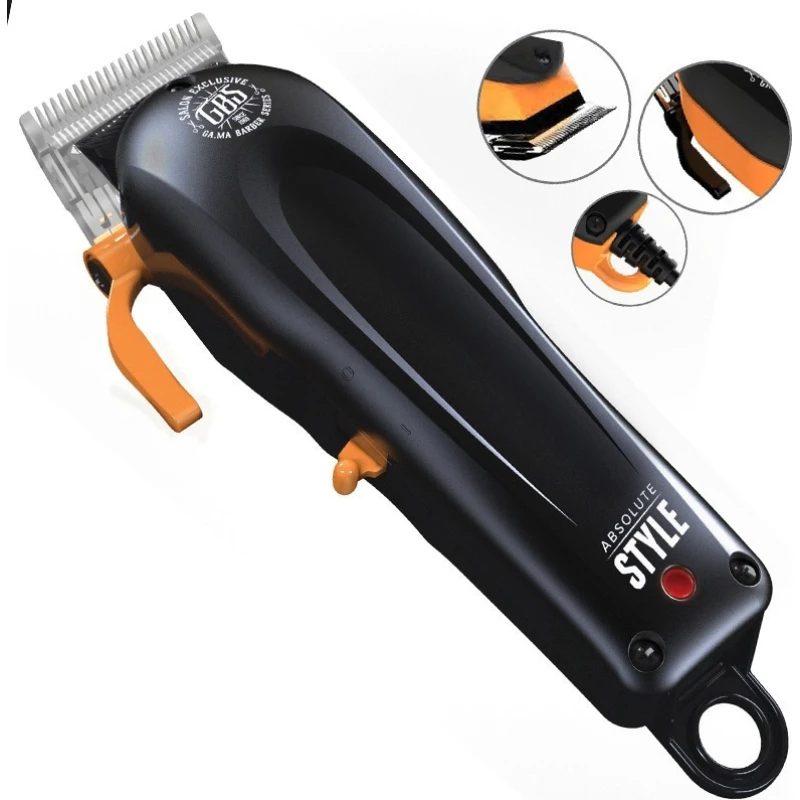 GA.MA Absolute Style Επαγγελματική Επαναφορτιζόμενη Κουρευτική Μηχανή Μαύρη SMB5022