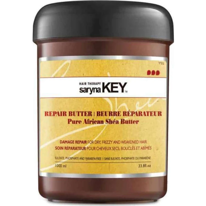 Saryna Key Repair Pure Africa Shea Butter Light Μάσκα Μαλλιών για Ενδυνάμωση με Κερατίνη 1000ml