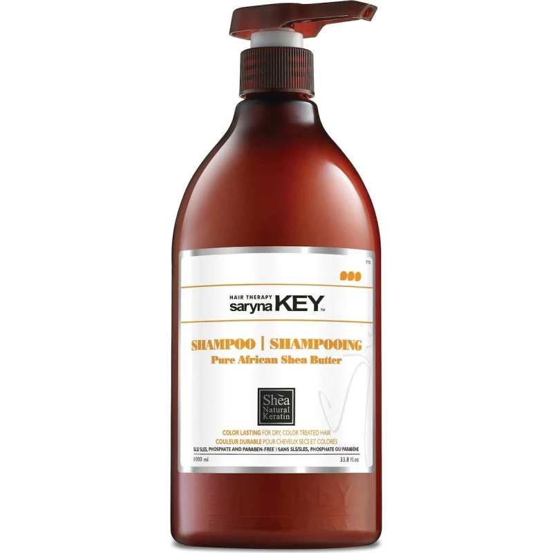 Saryna Key Pure Africa Shea Color Lasting Σαμπουάν Λείανσης & Διατήρησης Χρώματος για Βαμμένα Μαλλιά 1000ml