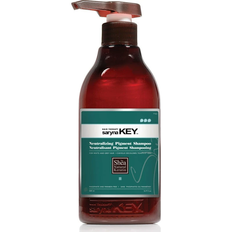 Saryna Key Pure African Shea Neutralizing Pigment Σαμπουάν Αναδόμησης/Θρέψης & Διατήρησης Χρώματος για Βαμμένα Μαλλιά 500ml