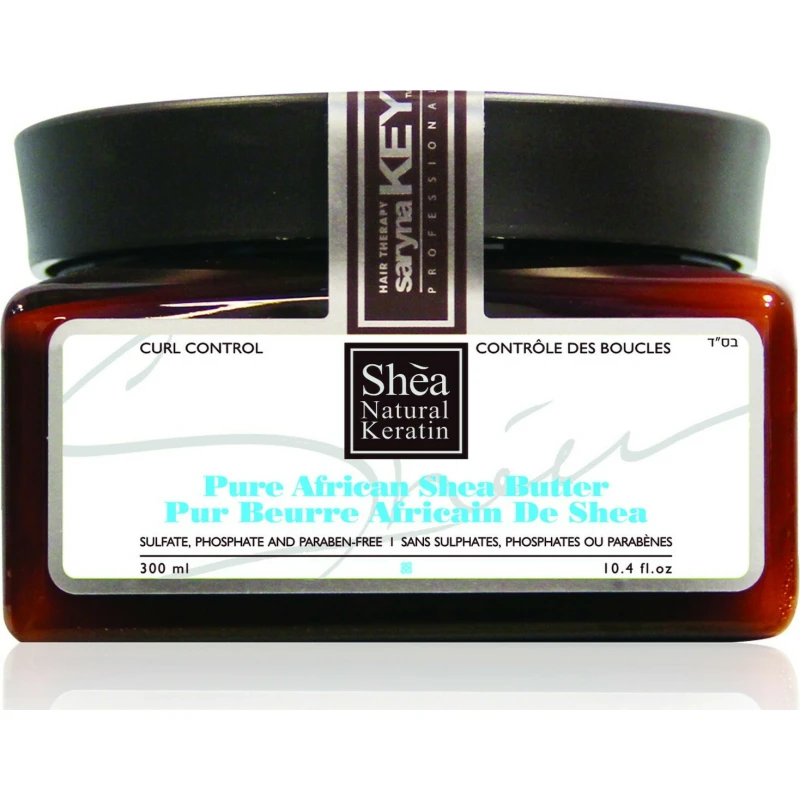 Saryna Key Curl Control Pure African Shea Butter Μάσκα Μαλλιών για Ενδυνάμωση με Κερατίνη 300ml