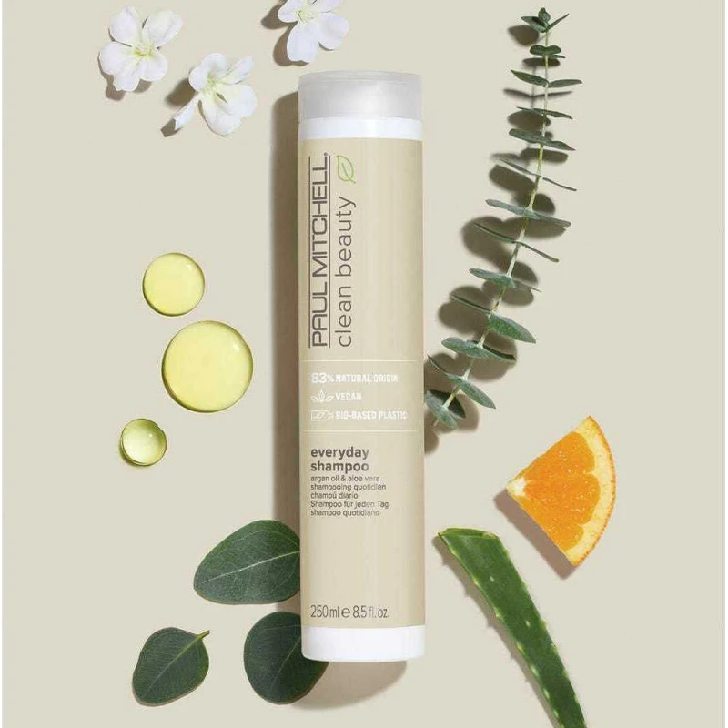 Paul Mitchell Clean Beauty Everyday Σαμπουάν Αναδόμησης/Θρέψης & Ενυδάτωσης για Όλους τους Τύπους Μαλλιών 250ml