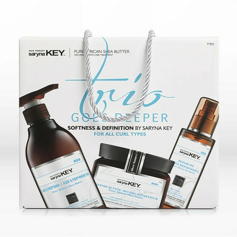 Saryna Key Trio Goes Deeper Soft & Definition Σετ Θεραπείας Μαλλιών για Σγουρά Μαλλιά με Σαμπουάν 3τμχ