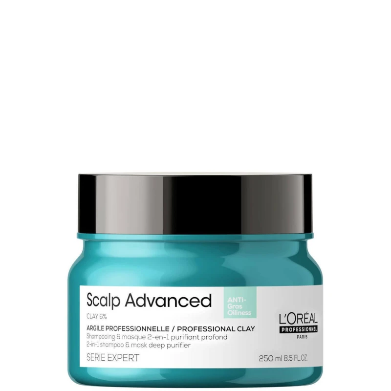 L'Oréal Professionnel Serie Expert Scalp Advanced Μάσκα Μαλλιών για Λιπαρότητα με Άργιλο 250ml