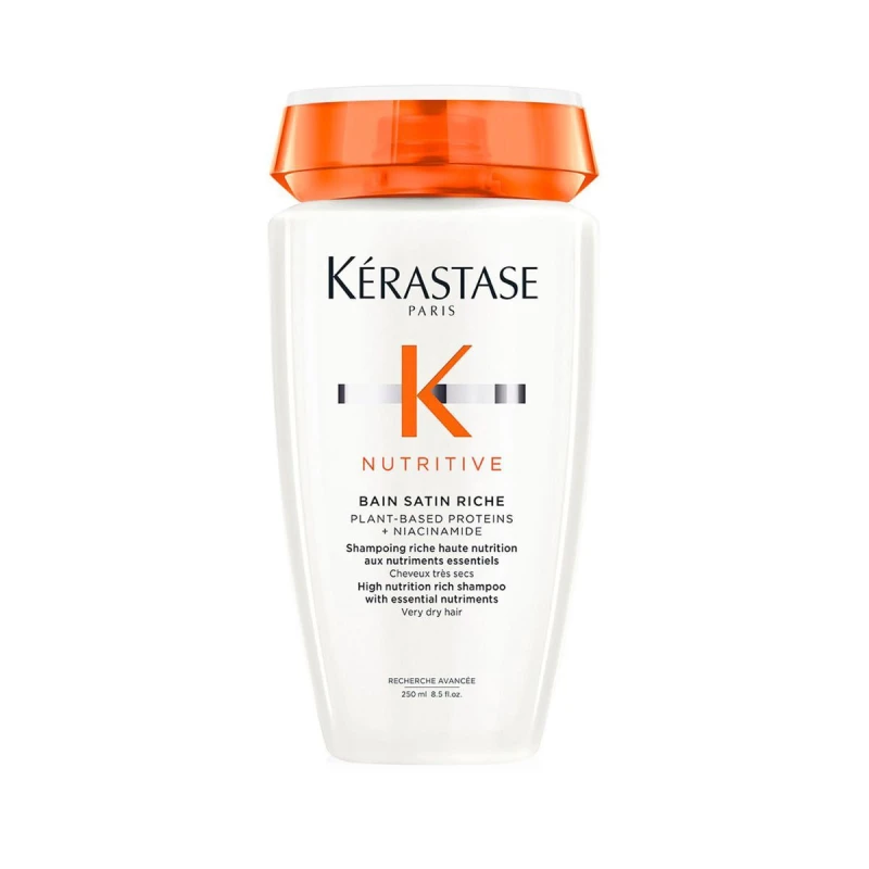 Kérastase Nutritive Bain Satin Riche Σαμπουάν Αναδόμησης/Θρέψης & Ενυδάτωσης για Ξηρά Μαλλιά Μαλλιά 250ml