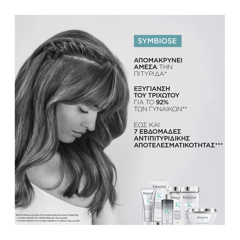 Kerastase Symbiose Bain Creme Anti-Pelliculaire Αντιπιτυριδικό Σαμπουάν για Ξηρό Τριχωτό 250ml
