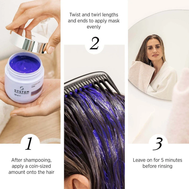 System Professional Luxeblond Μάσκα Μαλλιών για Διατήρηση Χρώματος 75ml