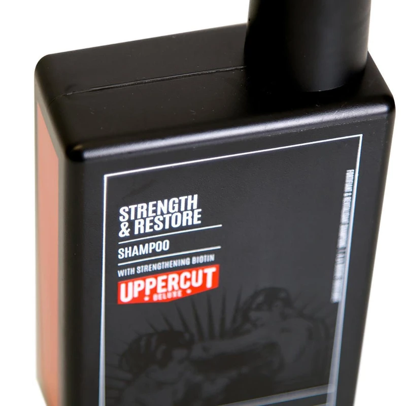 Uppercut Deluxe Strength & Restore Σαμπουάν Αναδόμησης/Θρέψης για Όλους τους Τύπους Μαλλιών 240ml Uppercut Deluxe Strength & Restore Σαμπουάν Αναδόμησης/Θρέψης για Όλους τους Τύπους Μαλλιών 240ml