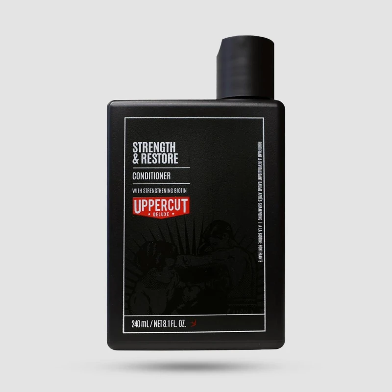 Uppercut Deluxe Strength & Restore Conditioner Αναδόμησης/Θρέψης για Όλους τους Τύπους Μαλλιών 240ml