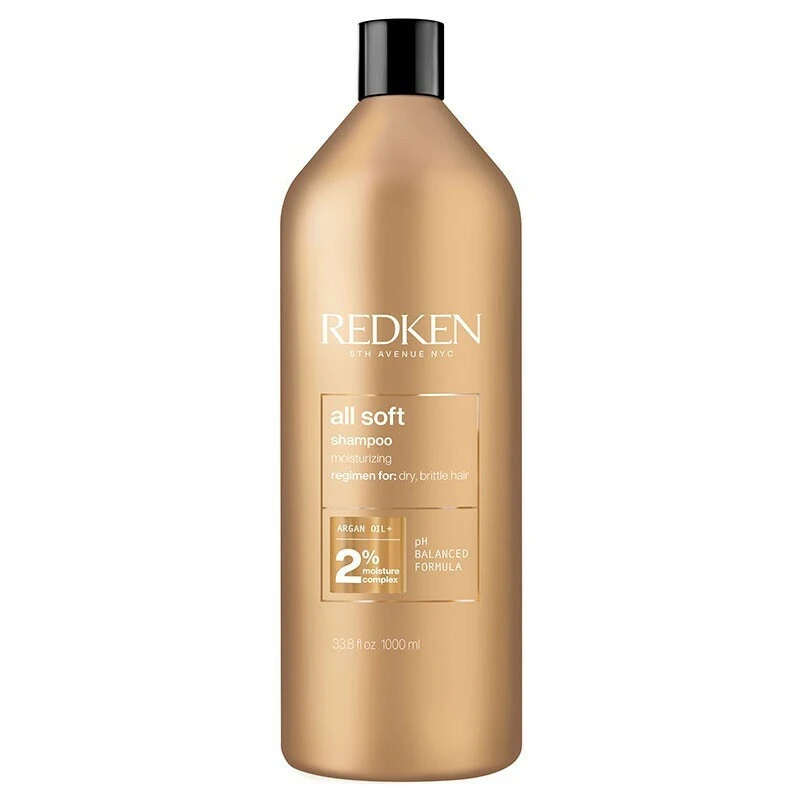 Redken All Soft Σαμπουάν Αναδόμησης/Θρέψης & Ενυδάτωσης για Όλους τους Τύπους Μαλλιών 1000ml