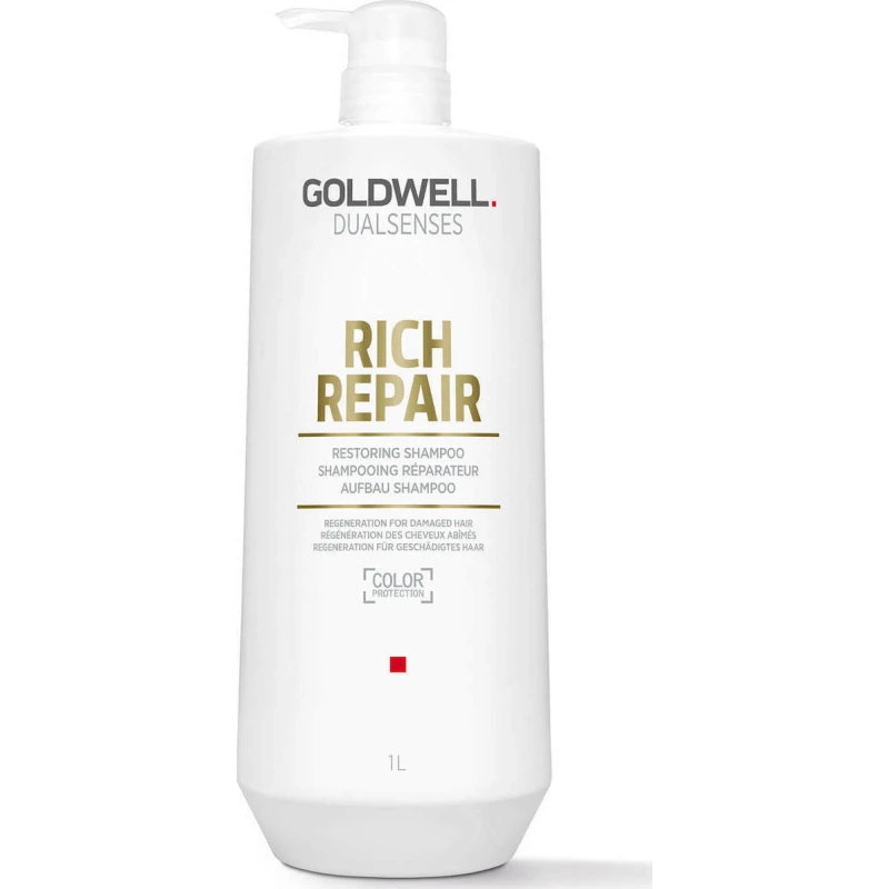 Goldwell Dualsenses Rich Ξηρό Σαμπουάν Αναδόμησης/Θρέψης για Ταλαιπωρημένα Μαλλιά 1000ml