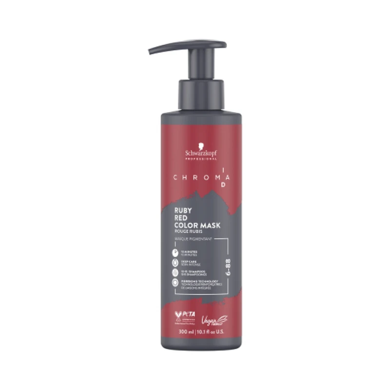 Schwarzkopf Professional Chromaid Bonding Color Mask Ruby Red 6-88 300ml