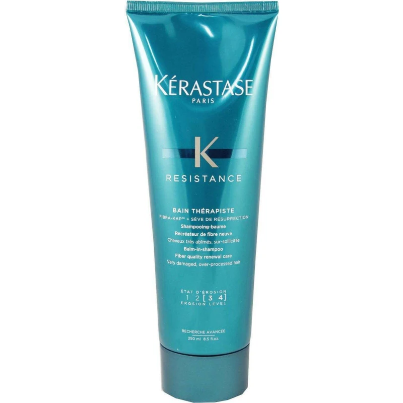 Kérastase Resistance Bain Therapiste Σαμπουάν Αναδόμησης/Θρέψης για Ταλαιπωρημένα Μαλλιά 250ml