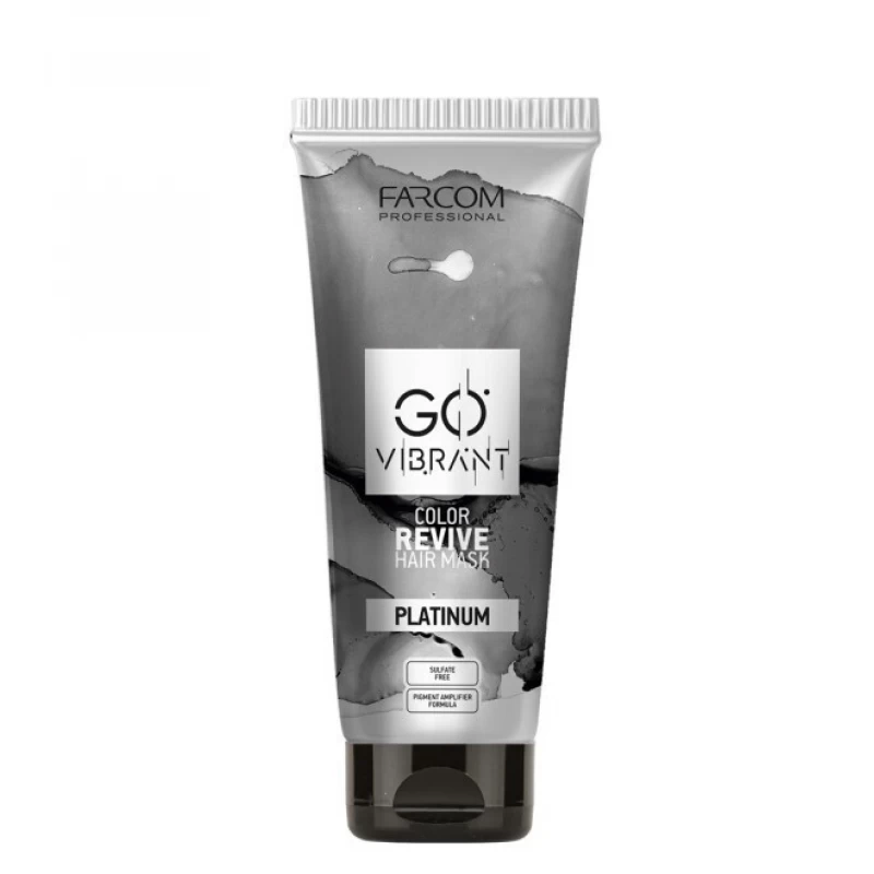 Farcom Professional Go Vibrant Color Revive Hair Mask Platinum 200ml