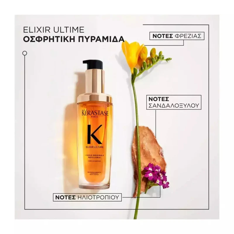 Kérastase Elixir Ultime L'Ηuile Originale Λάδι Μαλλιών για Ενδυνάμωση κατά της Ψαλίδας 75ml Kérastase Elixir Ultime L'Ηuile Originale Λάδι Μαλλιών για Ενδυνάμωση κατά της Ψαλίδας 75ml