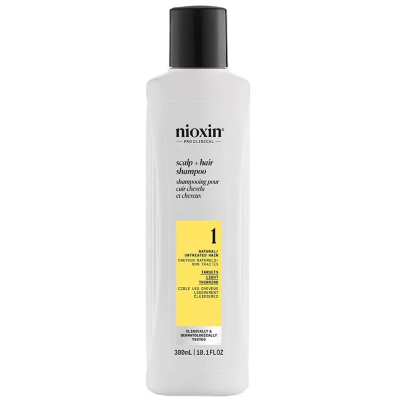 Nioxin System 1 Cleanser Σαμπουάν Step 1 Natural Hair Light Thinning 300ml