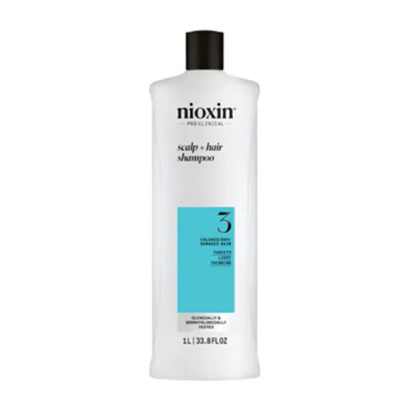 Nioxin Pro Clinical Scalp+hair Σαμπουάν 3 Διατήρησης Χρώματος για Βαμμένα Μαλλιά 1000ml