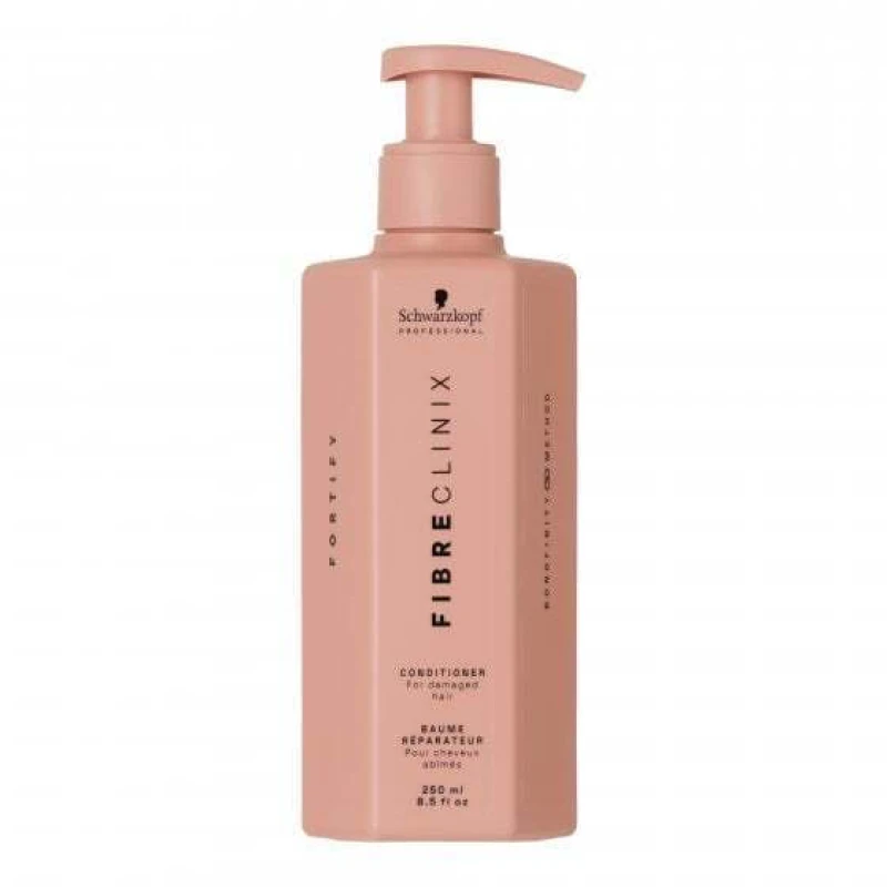 Schwarzkopf Fibre Clinix Fortify Conditioner Αναδόμησης, Λάμψης & Anti-frizz 250ml