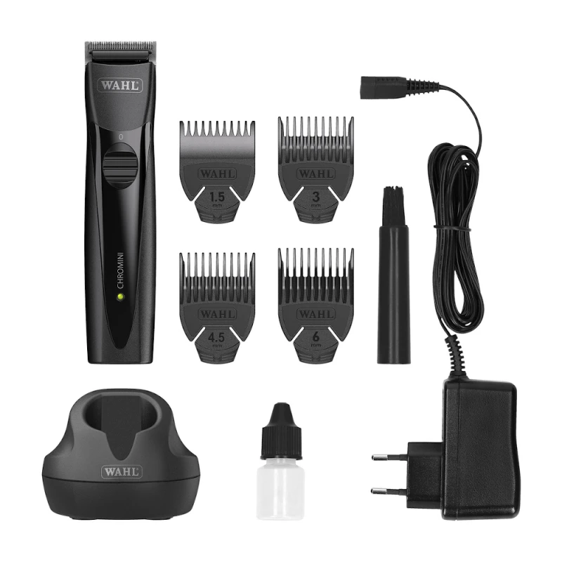 Wahl Professional ChroMini Επαγγελματική Επαναφορτιζόμενη Κουρευτική Μηχανή Μαύρη 1591-0466