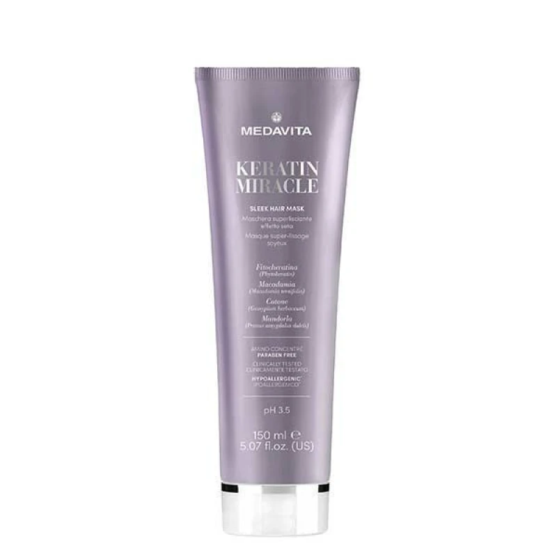 Medavita Miracle Sleek Μάσκα Μαλλιών για Λείανση 150ml