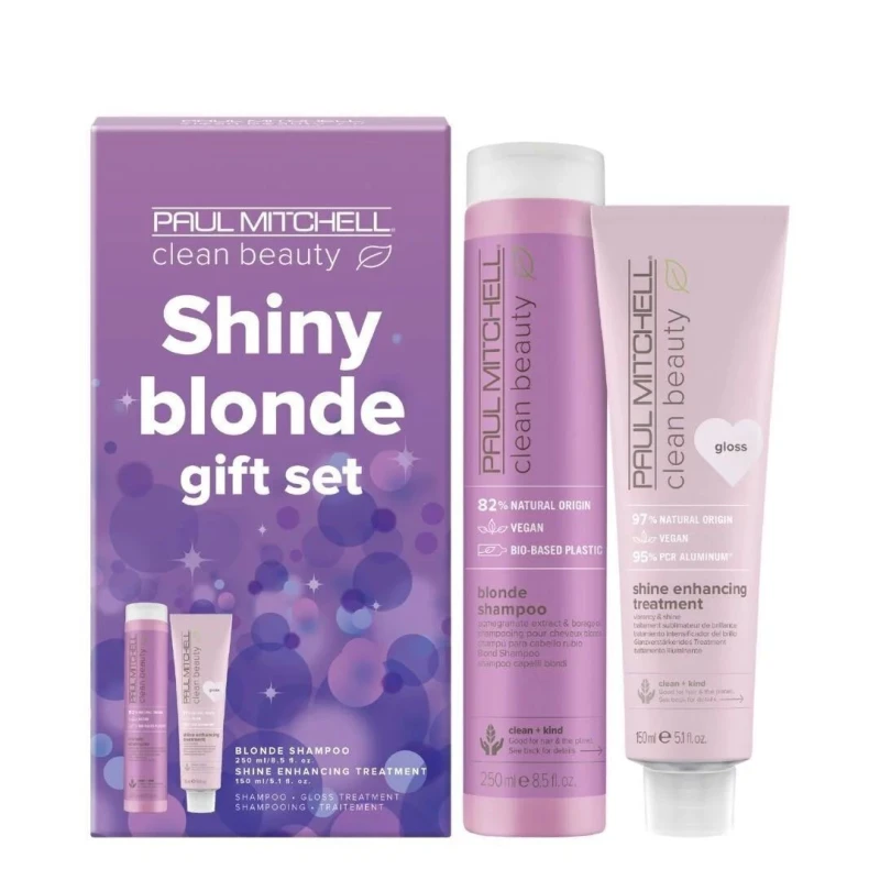 Paul Mitchell Shiny Blond Σετ Θεραπείας Μαλλιών με Σαμπουάν και Treatment