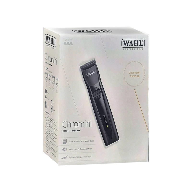 Wahl Professional ChroMini Επαγγελματική Επαναφορτιζόμενη Κουρευτική Μηχανή Μαύρη 1591-0466