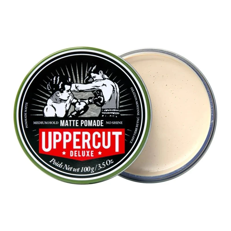 Uppercut Deluxe Deluxe Matt Pomade για Μεσαίο Κράτημα & Ματ Αποτέλεσμα 100gr
