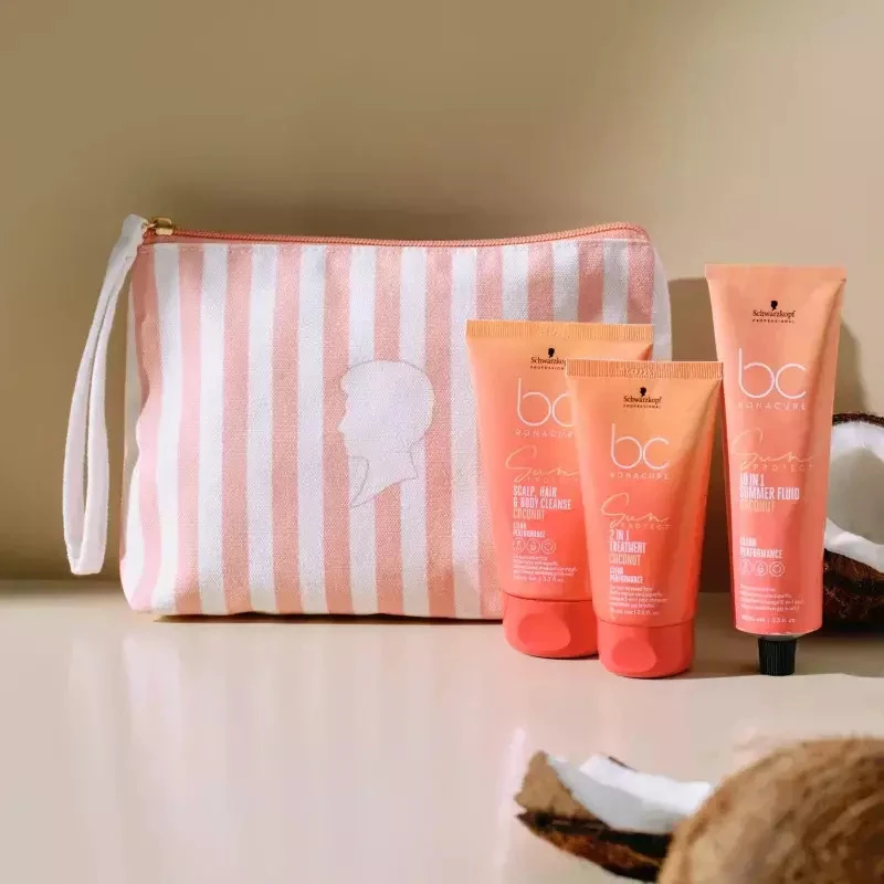 Schwarzkopf Bonacure Sun Protect Σετ Θεραπείας Μαλλιών για Φριζαρισμένα Μαλλιά με Σαμπουάν, Treatment και Νεσεσέρ 4τμχ Schwarzkopf Bonacure Sun Protect Σετ Θεραπείας Μαλλιών για Φριζαρισμένα Μαλλιά με Σαμπουάν, Treatment και Νεσεσέρ 4τμχ