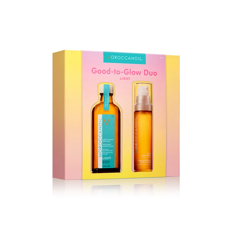 MOROCCANOIL GOOD TO GLOW DUO LIGHT (MOROCCANOIL LIGHT TREATMENT 100ML + NIGHT BODY SERUM 50ML)