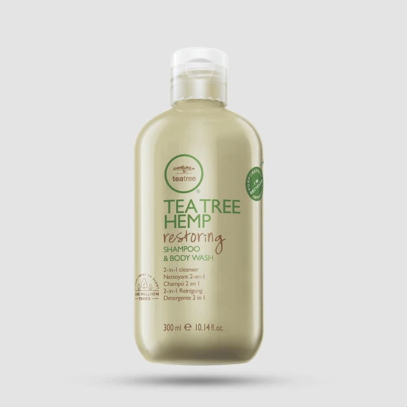 Paul Mitchell Tea Tree Hemp Κρεμώδες Αφρόλουτρο με Tea Tree & Άρωμα Εσπεριδοειδή 300ml