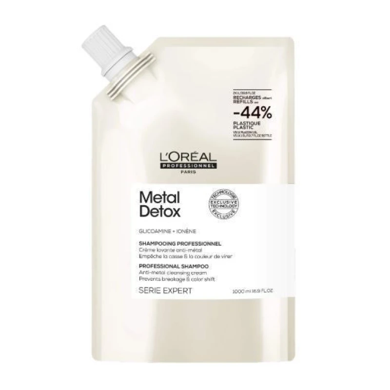 L'Oréal Professionnel Metal Detox Refill Σαμπουάν Αναδόμησης/Θρέψης & Βαθύ Καθαρισμού για Βαμμένα Μαλλιά 1000ml L'Oréal Professionnel Metal Detox Refill Σαμπουάν Αναδόμησης/Θρέψης & Βαθύ Καθαρισμού για Βαμμένα Μαλλιά 1000ml