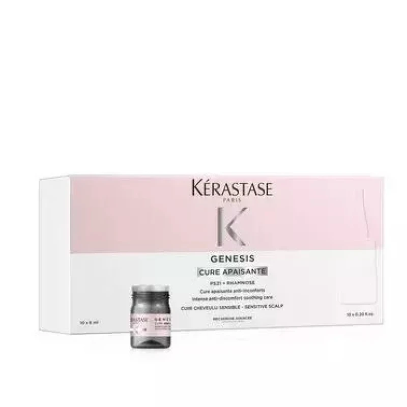 Kérastase Genesis Cure Apaisante Anti-Inconforts Αμπούλες Μαλλιών κατά της Τριχόπτωσης 10x6ml Kérastase Genesis Cure Apaisante Anti-Inconforts Αμπούλες Μαλλιών κατά της Τριχόπτωσης 10x6ml