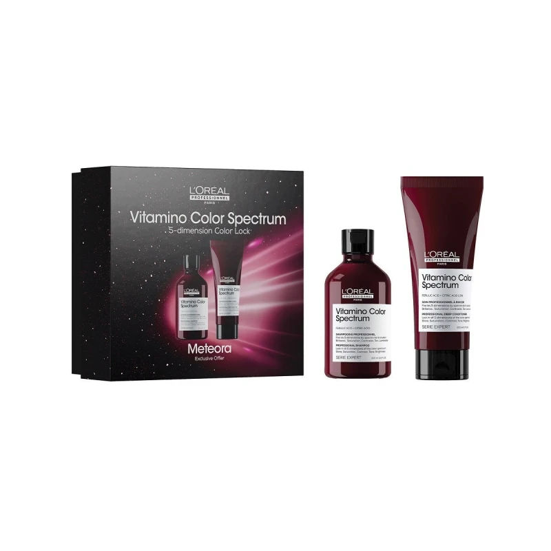 L’Oreal Professionnel Vitamino Color Spectrum Duo Gift Set (Shampoo 300ml + Conditioner 200ml) L’Oreal Professionnel Vitamino Color Spectrum Duo Gift Set (Shampoo 300ml + Conditioner 200ml)