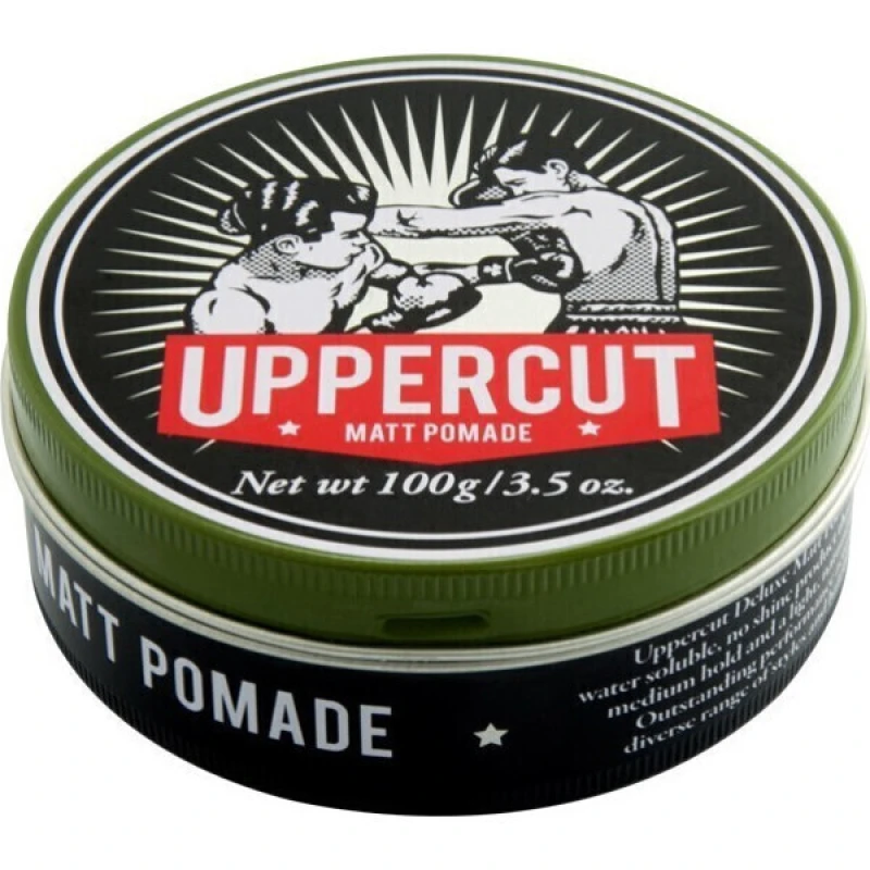Uppercut Deluxe Deluxe Matt Pomade για Μεσαίο Κράτημα & Ματ Αποτέλεσμα 100gr