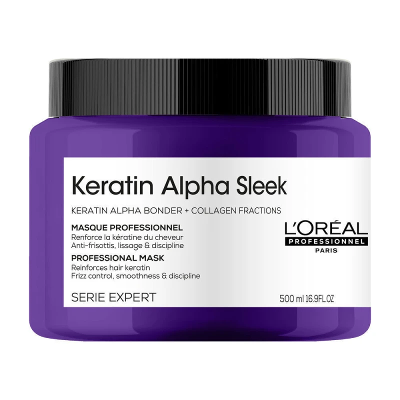 L'Oréal Professionnel Keratin Alpha Sleek Μάσκα Μαλλιών με Κερατίνη 500ml