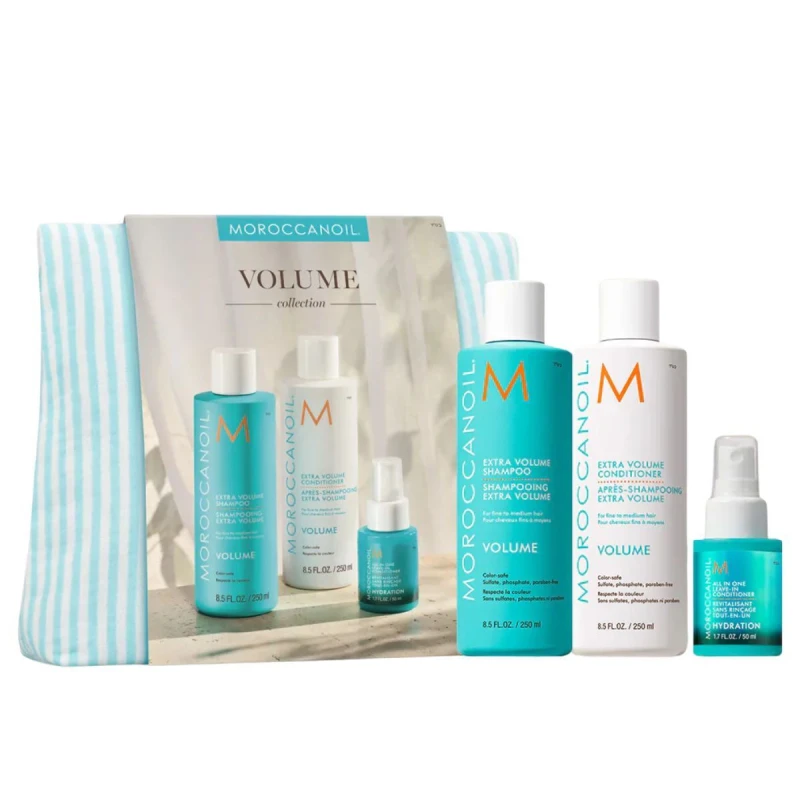 Moroccanoil Volume Spring 26 Σετ Περιποίησης Μαλλιών Όγκου με Σαμπουάν, Conditioner και Νεσεσέρ 4τμχ