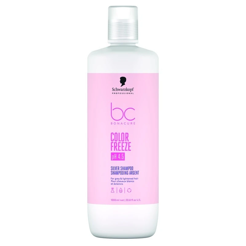 Schwarzkopf Bc Bonacure Color Freeze Silver Σαμπουάν Διατήρησης Χρώματος για Βαμμένα Μαλλιά 1000ml