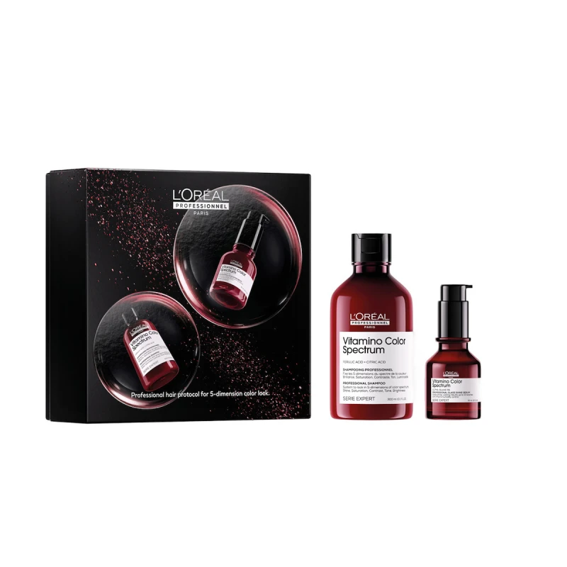 L'Oréal Professionnel   Vitamino Color Spectrum Σετ Θεραπείας Μαλλιών για Βαμμένα Μαλλιά με Σαμπουάν & Μάσκα 2τμχ