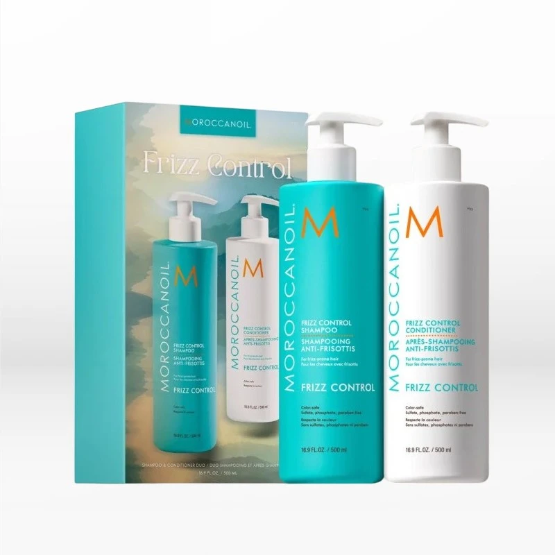 Moroccanoil Frizz Control Duo Box (Shampoo 500ml , Conditioner 500ml) 2τεμ