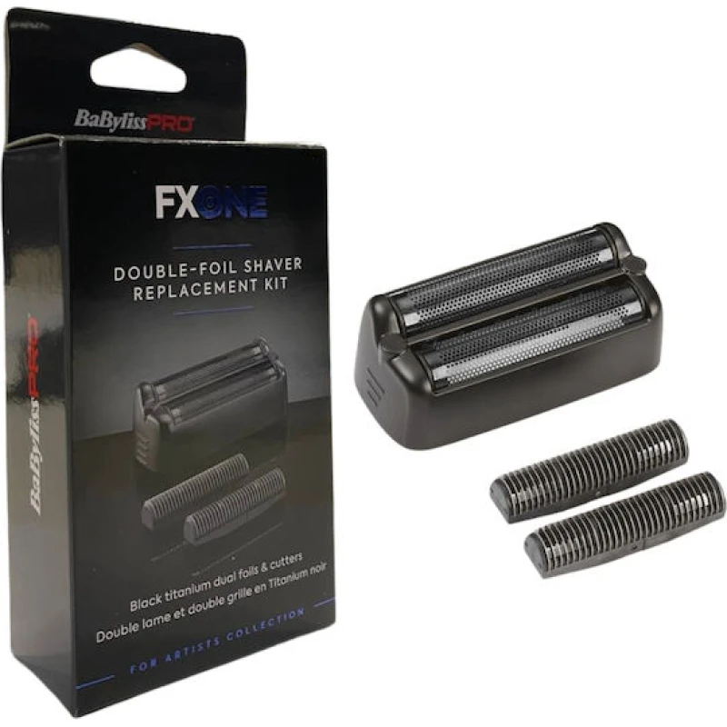 Ανταλλακτικό Πλέγμα & Κοπτικό Babyliss Pro Fx-one Double-foil Shaver Replacement Kit Black Fx79rf2mbe