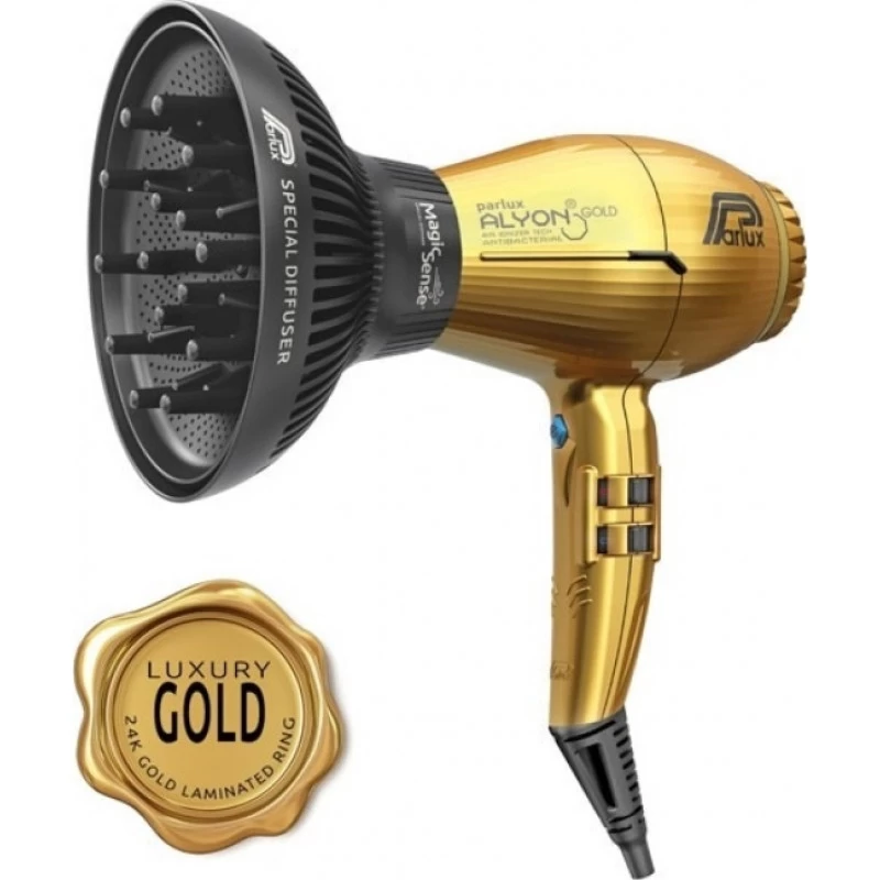 Parlux Alyon Gold 2250 Watt + Magic Sense Diffuser