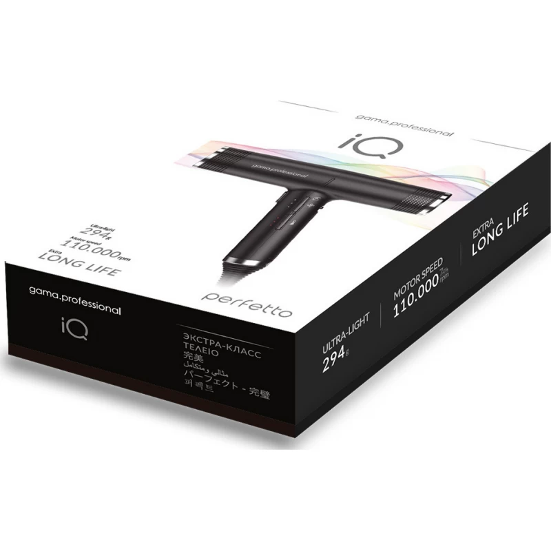 GA.MA PERFETTO IQ BLACK PH6060.BK ΕΠΑΓΓΕΛΜΑΤΙΚΟ ΣΕΣΟΥΑΡ 2000W