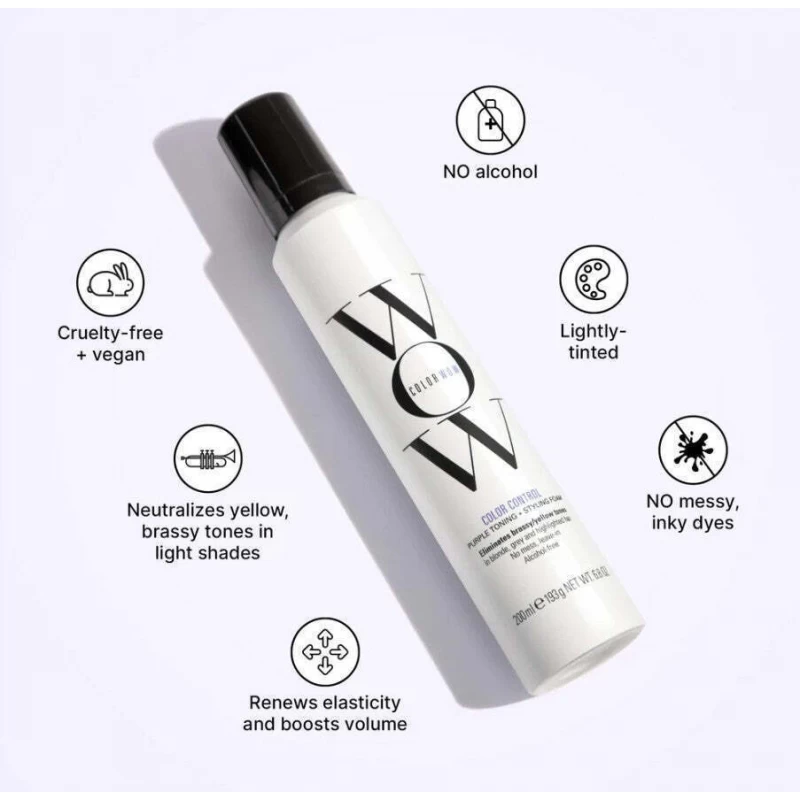 Color Wow Control Purple Toning and Styling Foam 200ml Color Wow Control Purple Toning and Styling Foam 200ml