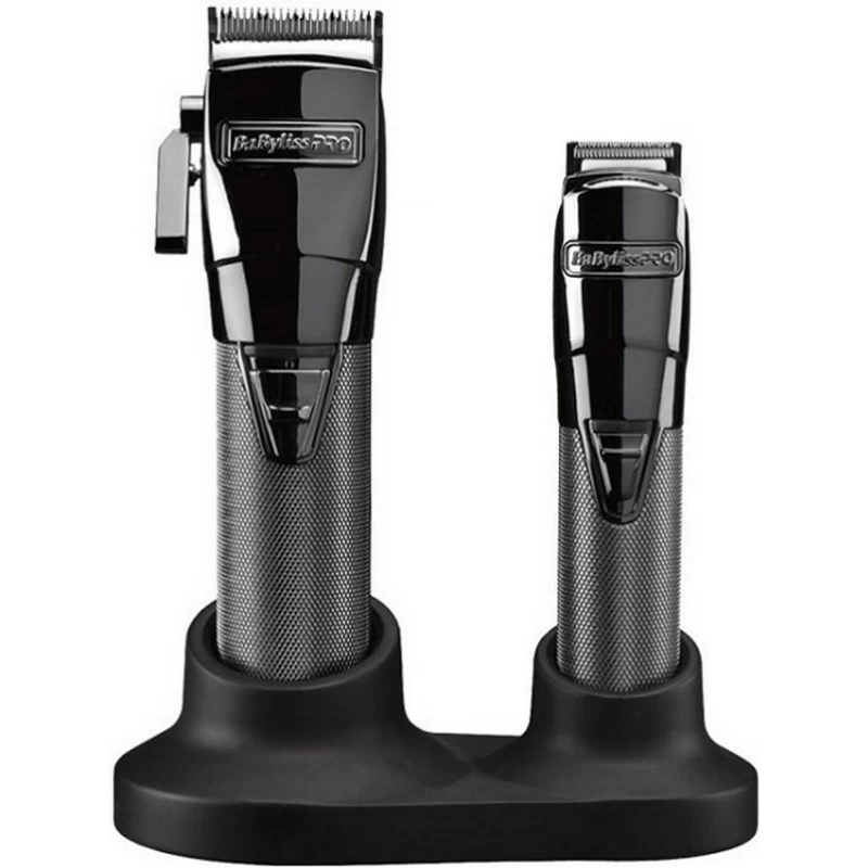 BABYLISS PRO 4ARTISTS GUNSTEELFX HAIR CLIPPER & TRIMMER SET FX8705E