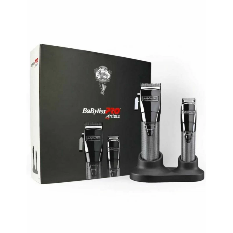 BABYLISS PRO 4ARTISTS GUNSTEELFX HAIR CLIPPER & TRIMMER SET FX8705E BABYLISS PRO 4ARTISTS GUNSTEELFX HAIR CLIPPER & TRIMMER SET FX8705E