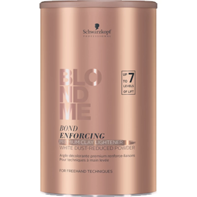  Schwarzkopf Blondme Bond Enforcing Premium Clay Lightener 7+ 350gr